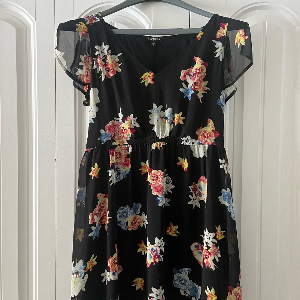 Express floral dress